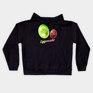 Eggs Painted As Avocado Eggvocado For Hunt on Eggs On Easter Kids Hoodie